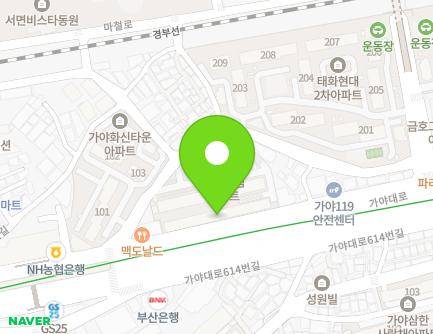 613 Gaya-daero, Busanjin-gu, Busan, Republic of Korea Map