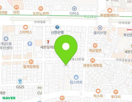 66-5 Bokji-ro 13beon-gil, Busanjin-gu, Busan, Republic of Korea Map