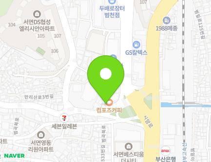 973-1 Mangyang-ro, Busanjin-gu, Busan, Republic of Korea Map