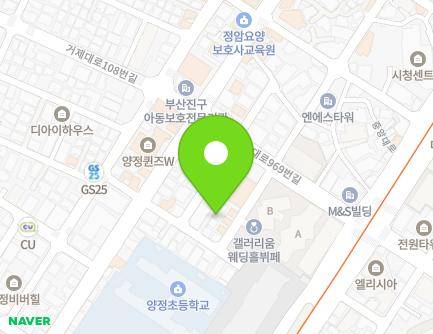 21-6 Geojecheon-ro 18beon-gil, Busanjin-gu, Busan, Republic of Korea Map