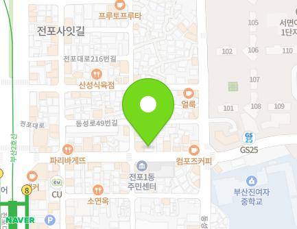 35 Jeonpo-daero 200beon-gil, Busanjin-gu, Busan, Republic of Korea Map