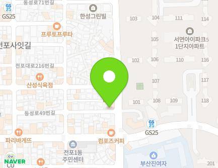 4 Dongseong-ro 49beon-gil, Busanjin-gu, Busan, Republic of Korea Map