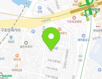 6 Guposijang 2-gil, Buk-gu, Busan, Republic of Korea Map