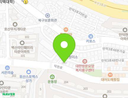 201 Deokcheon-ro, Buk-gu, Busan, Republic of Korea Map