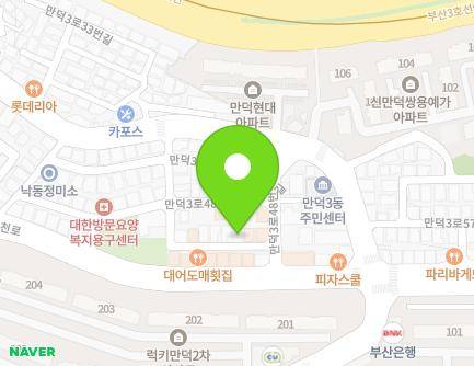 8 Mandeok 3-ro 48beonda-gil, Buk-gu, Busan, Republic of Korea Map