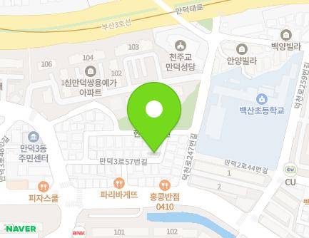 27 Mandeok 3-ro 57beon-gil, Buk-gu, Busan, Republic of Korea Map
