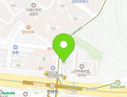 4-1 Mandeok 1-ro, Buk-gu, Busan, Republic of Korea Map