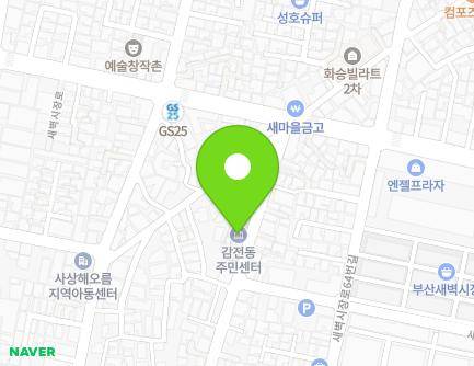 20 Saebyeoksijang-ro 56beon-gil, Sasang-gu, Busan, Republic of Korea Map