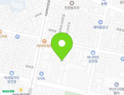14-9 Saebyeok-ro 168beon-gil, Sasang-gu, Busan, Republic of Korea Map