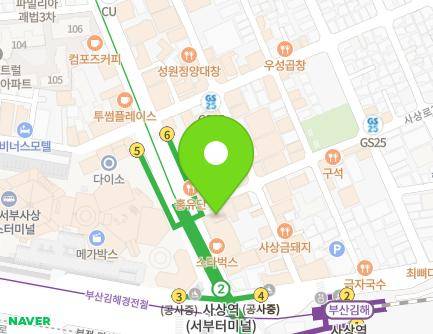 4 Sasang-ro 202beon-gil, Sasang-gu, Busan, Republic of Korea Map