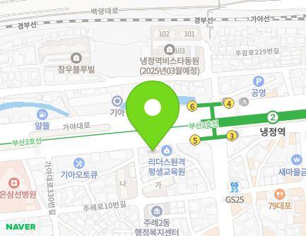 347 Gaya-daero, Sasang-gu, Busan, Republic of Korea Map