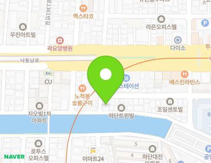 1372-7 Nakdongnam-ro, Saha-gu, Busan, Republic of Korea Map