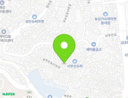 25-7 Nambumin-ro 67beon-gil, Seo-gu, Busan, Republic of Korea Map