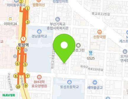 9-1 Kkachigogae-ro 233beon-gil, Seo-gu, Busan, Republic of Korea Map