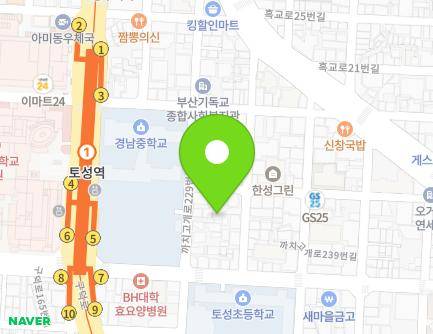 12-5 Kkachigogae-ro 229beon-gil, Seo-gu, Busan, Republic of Korea Map