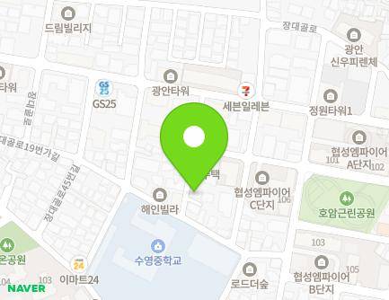 21 Jangdaegol-ro 31beon-gil, Suyeong-gu, Busan, Republic of Korea Map