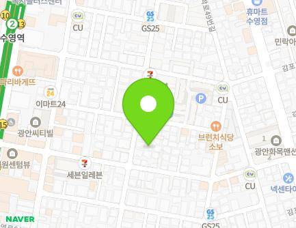 54-1 Muhak-ro 21beon-gil, Suyeong-gu, Busan, Republic of Korea Map