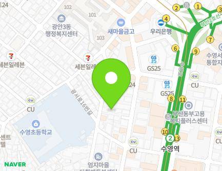 40-1 Gwangseo-ro 16beon-gil, Suyeong-gu, Busan, Republic of Korea Map