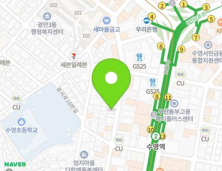 39 Gwangseo-ro 10beon-gil, Suyeong-gu, Busan, Republic of Korea Map