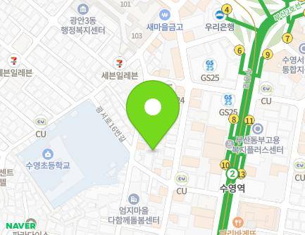 36-1 Gwangseo-ro 16beon-gil, Suyeong-gu, Busan, Republic of Korea Map