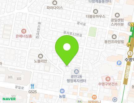 20-4 Gwangil-ro 20beon-gil, Suyeong-gu, Busan, Republic of Korea Map