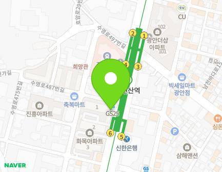 485 Suyeong-ro, Suyeong-gu, Busan, Republic of Korea Map