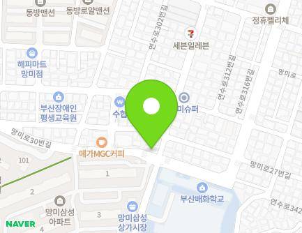 26 Mangmi-ro 30beon-gil, Suyeong-gu, Busan, Republic of Korea Map
