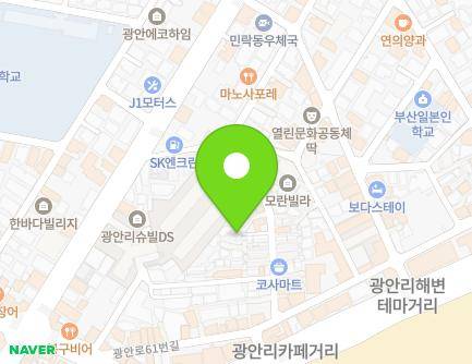 6-19 Gwangan-ro 61beonna-gil, Suyeong-gu, Busan, Republic of Korea Map