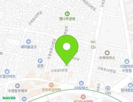 14-1 Gurak-ro 5beon-gil, Suyeong-gu, Busan, Republic of Korea Map