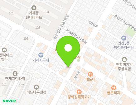 107 Geojecheon-ro, Yeonje-gu, Busan, Republic of Korea Map