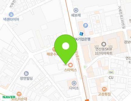 1125 Jungang-daero, Yeonje-gu, Busan, Republic of Korea Map