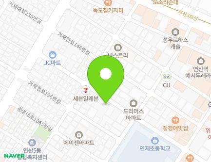 47 Jungang-daero 1075beon-gil, Yeonje-gu, Busan, Republic of Korea Map