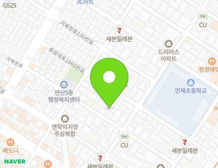 35 Geojecheon-ro 124beon-gil, Yeonje-gu, Busan, Republic of Korea Map