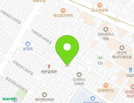 46 Jungang-daero 1075beon-gil, Yeonje-gu, Busan, Republic of Korea Map