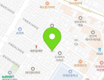 44 Jungang-daero 1075beon-gil, Yeonje-gu, Busan, Republic of Korea Map