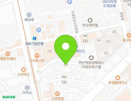 20 Jungang-daero 1124beon-gil, Yeonje-gu, Busan, Republic of Korea Map