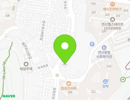 25-3 Magokcheon-ro, Yeonje-gu, Busan, Republic of Korea Map