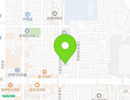 10 Gobun-ro 247beon-gil, Yeonje-gu, Busan, Republic of Korea Map