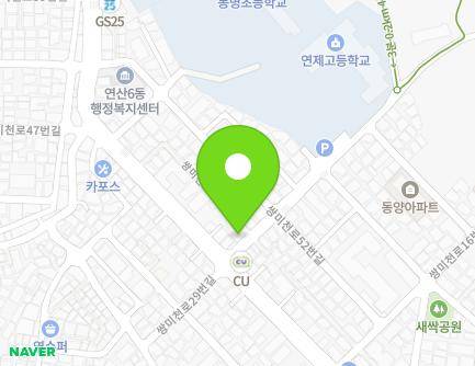 3 Ssangmicheon-ro 30beon-gil, Yeonje-gu, Busan, Republic of Korea Map