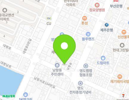 2-1 Namhang-ro 9beon-gil, Yeongdo-gu, Busan, Republic of Korea Map