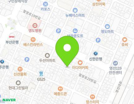 43 Jeoryeong-ro 29beon-gil, Yeongdo-gu, Busan, Republic of Korea Map