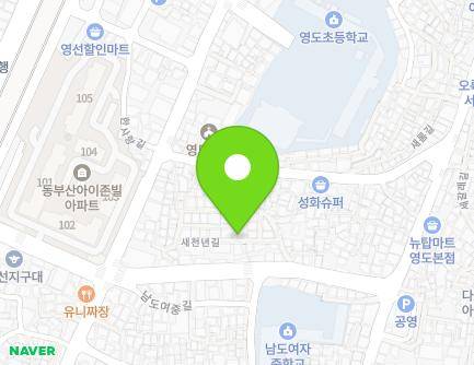 437 Saecheonnyeon-gil, Yeongdo-gu, Busan, Republic of Korea Map