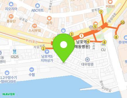 7-1 Yongmi-gil 10beon-gil, Jung-gu, Busan, Republic of Korea Map