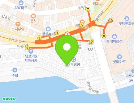 2 Yongmi-gil 10beon-gil, Jung-gu, Busan, Republic of Korea Map