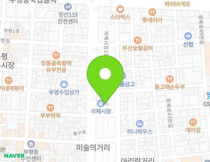 19 Gukjesijang 2-gil, Jung-gu, Busan, Republic of Korea Map