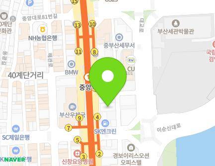 64 Jungang-daero, Jung-gu, Busan, Republic of Korea Map