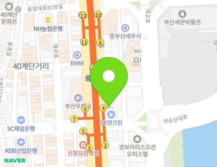 62 Jungang-daero, Jung-gu, Busan, Republic of Korea Map