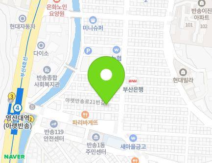 17-9 Araetbansong-ro 21beon-gil, Haeundae-gu, Busan, Republic of Korea Map