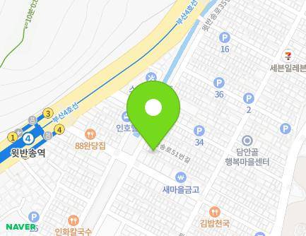 117-36 Witbansong-ro 51beon-gil, Haeundae-gu, Busan, Republic of Korea Map