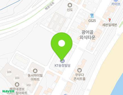 42 Songjeonggwangeogol-ro, Haeundae-gu, Busan, Republic of Korea Map